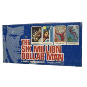 Vintage The Six Million Dollar Man Board Game 1975 Parker Brothers COMPLETE